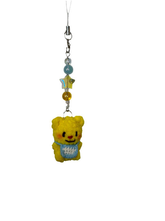 Butterbear Crochet Keychain